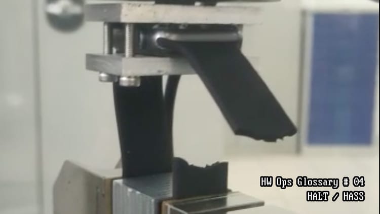 Break your product before your customers do (HALT/HASS)